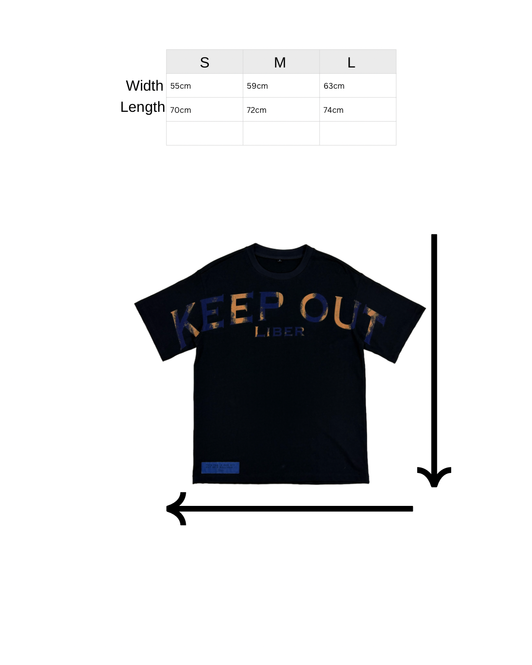 “KEEP OUT” t-shirt